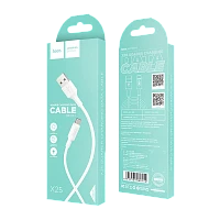 Кабель HOCO X25 USB (m)-Type-C (m) 1м 2.0A ПВХ белый (1/30/300)