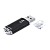 Флеш-накопитель Smartbuy V-Cut 4GB USB2.0 пластик черный