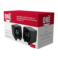 Колонки 2.0 Smartbuy ONE 3W USB+Jack 3.5мм черный (1/40)