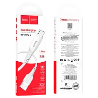 Кабель HOCO X70 USB (m)-Type-C (m) 1м 3.0A нейлон белый (1/31/310)