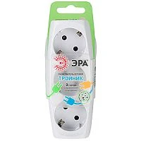 Разветвитель ЭРА SP 3р.С/З 16A со шторкой белый (1/10/60)