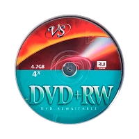 Диск DVD-RW VS 4.7GB 4x 10шт. cake box