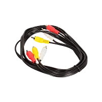 Кабель Atcom AT1004 3xRCA (m)-3xRCA (m) 3.0м черный в пакете (1/10/200)