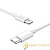 Кабель HOCO X36 Lightning (m)-Type-C (m) 1.0м 3.0A силикон белый (1/20/200)