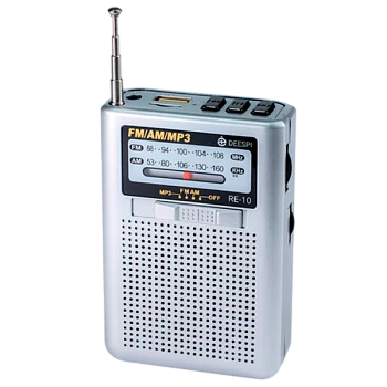 Радиоприемник DEESPI S1204 RE-10 пластик BT/AM/FM/SW/USB/AUX/MicroSD