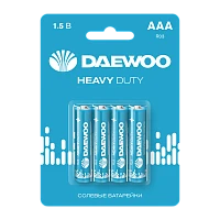 Батарейка Daewoo R03 AAA BL4 Heavy Duty 1.5V (4/40/960)