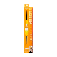 USB кабель REMAX Alien (IPhone 5/6/7/SE) 1M RC-030I Чёрный (1M, 2.1A)