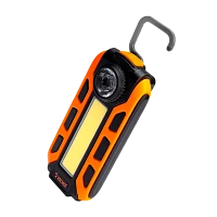 Фонарь брелок Космос 703B 5W LED+COB от батареек IP53 желтый (1/72/144)