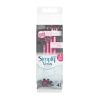 Бритва одноразовая Gillette "Simply Venus 3 Basic" 3 лезвия 4шт. (1/12)