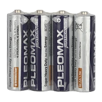 Батарейка Pleomax Super R6 AA Shrink 4 Heavy Duty 1.5V (4/60/1200/28800)