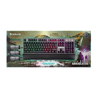 Клавиатура проводная Defender GK-013 Annihilator игровая USB 1.5м черный (1/10)