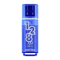 Флеш-накопитель Smartbuy Glossy 128GB USB3.1 пластик синий