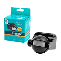 Сенсор включения освещения Camelion LX-39/Bl настенный электронный 180° черный (1/50)