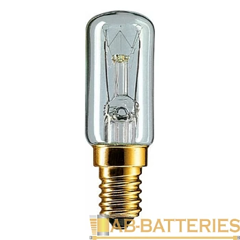 Лампа накаливания MCT T25 E14 40W 220-240V Ultimate для вытяжек прозрачная (1/50)