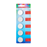 Батарейка Minamoto CR2450 BL5 Lithium 3V (5/100/5000)