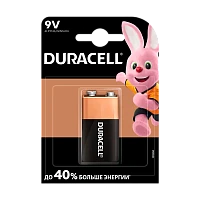 Батарейка Duracell Plus Крона 6LR61 BL1 Alkaline 9V (1/10)