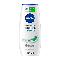 Гель для душа Nivea Свежесть и Забота 250мл (1/12)