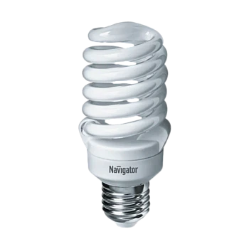 Лампа люминесцентная Navigator SF10 E14 11W 4000К 220-240V спираль (1/12/108)