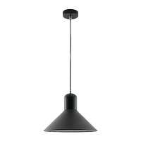 Светильник потолочный Camelion PL-602L Rome 40W 230V E27 подвес черный