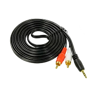 Кабель Exegate EX225929RUS Jack 3.5mm (m)-2xRCA (m) 3м черный