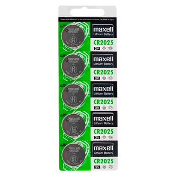 Батарейка Maxell G CR2025 BL5 Lithium 3V (5/100/2000)