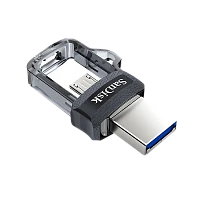 Флеш-накопитель SanDisk Ultra Android Dual Drive DD3 32GB USB3.0 microUSB (m) пластик черный 