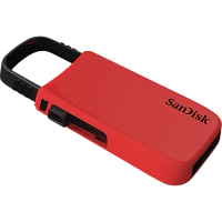 Флеш-накопитель SanDisk Cruzer U CZ59 16GB USB2.0 пластик красный 