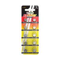 Батарейка Трофи G2/LR726/LR59/396A/196 BL10 Alkaline 1.55V (10/200/1600)