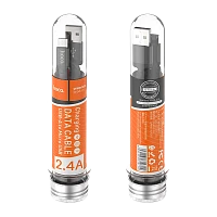 Кабель HOCO X14 USB (m)-microUSB (m) 1м 2.0A нейлон черный (1/33/330)
