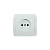 Розетка Прогресс Slim 1гн. 10A Б/З ABS + Керамика белый (1/10/200)