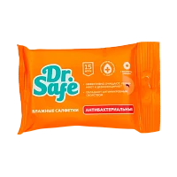 Влажные салфетки Dr.Safe 30шт. для рук антибакт.+ромашка (1/30)