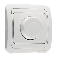 Диммер Makel Mimoza пластик IP20 белый 12011 (1/10)