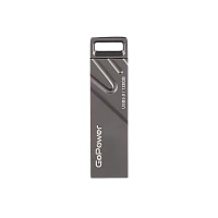 Флеш-накопитель GoPower TITAN 128GB USB3.0 металл черный графит (1/50/1000)