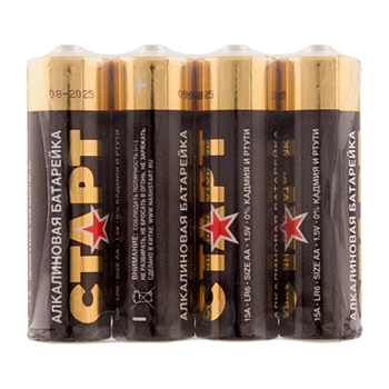 Батарейка Старт LR6 AA Shrink 4 Alkaline 1.5V (4/40/720)