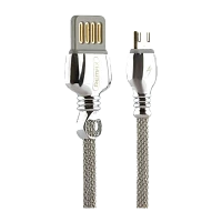 Кабель Remax RC-058m King USB (m)-microUSB (m) 1м 2.1A серебряный