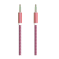Кабель AUX Smartbuy Jack 3.5mm (m)-Jack 3.5mm (m) 1м прямой красный 