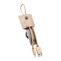 USB кабель REMAX Moss (Micro) RC-079M Золотой (0.3M, 2.1A)