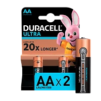 Батарейка Duracell ULTRA POWER LR6 AA BL2 Alkaline 1.5V (2/40/16720)