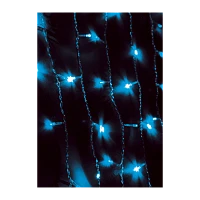 Гирлянда Космос 200LED 2.5м лампочки нить 8 режимов с контроллером голубой (1/40)