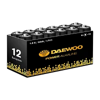 Батарейка Daewoo Power LR03 AAA BOX12 Alkaline 1.5V (12/72/576)