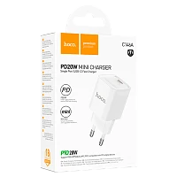 Сетевое З/У HOCO C146A Type-C 20W белый (1/30/180)