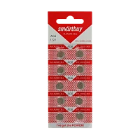 Батарейка Smartbuy G6/LR920/LR69/371A/171 BL10 Alkaline 1.5V (10/100/2000)