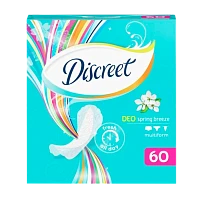Прокладки женские ежедневные Discreet Trio Spring Breeze Multiform 60шт. (1/8)