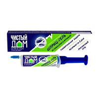 Гель от тараканов и муравьев Чистый дом 20мл шприц (1/45)
