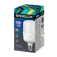 Лампа светодиодная Ergolux T160 E40 90W 6500К 150-270V PRO матовая (1/5/12)