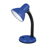 Светильник настольный Ultraflash UF-301 60W 230V E27 на основании синий (1/20)