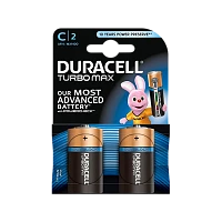 Батарейка Duracell TURBO MAX LR14 C BL2 Alkaline 1.5V (2/20)