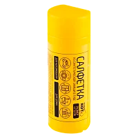 Салфетка Рыжий кот 43х32см иск.замша для автомобиля туба (1/24/96)