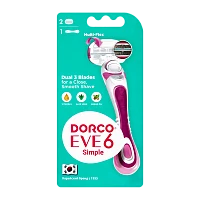 Бритва DORCO "EVE6 Shai Sweetie" 6 лезвий 2 кассеты (1/10)