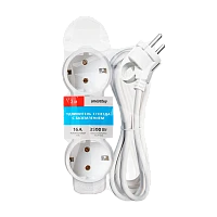 Удлинитель Smartbuy NEW 3р.С/З 16A 3.0м ПВС 3x1мм² белый (1/40)